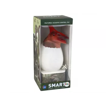 LEAN TOYS Dinozaur Pterozaur LED Lampa Jajko Micro USB - 16 kolorów RGB, sterowanie dotykowe i pilot, ładowalna