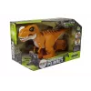 LEAN TOYS Dinozaur Zdalnie Sterowany R/C Brąz Dźwięk Światło