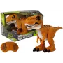 LEAN TOYS Dinozaur Zdalnie Sterowany R/C Brąz Dźwięk Światło