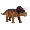 LEAN TOYS Dinozaur Triceratops na baterie Żółty