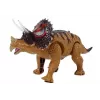 LEAN TOYS Dinozaur Triceratops na baterie Żółty