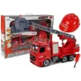 LEAN TOYS DIY Firetruck 2in1 Kit Removable Lifts Screwdriver Sound Light Effects Helmet
