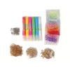 LEAN TOYS DIY Zestaw do tworzenia biżuterii Koraliki Pisaki