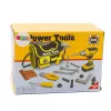 Torba na narzędzia DIY Kit LEAN TOYS do wiertarek akumulatorowych, poliester 600D, czarna z czerwonymi akcentami