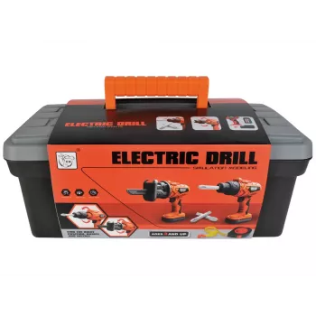 LEAN TOYS DIY Kit Tool Box Battery Drill