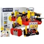 LEAN TOYS Zestaw DIY na Baterie 3w1 Walizka Warsztat 85 Elementów 56cm