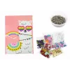 LEAN TOYS DIY Zestaw Cekinów Wysokie Obcasy Ramka Sowa Kolorowy