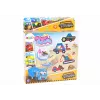 LEAN TOYS DIY Zestaw Koralików Wodnych Magiczne Koraliki 8 Kolorów Pojazdy Budowlane