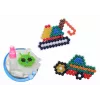 LEAN TOYS DIY Zestaw Koralików Wodnych Magiczne Koraliki 8 Kolorów Pojazdy Budowlane