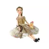 Lalka LEAN TOYS dla dzieci Emily z psem z długimi włosami