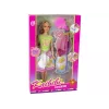 LEAN TOYS Lalka z długimi włosami do malowania i ubierania
