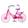 LEAN TOYS Lalka na Rowerku Różowa