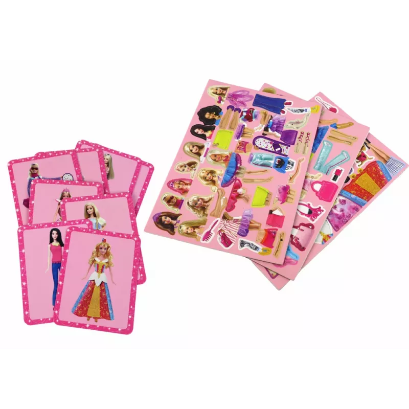 LEAN TOYS Zestaw magnetycznych puzzli edukacyjnych z motywem lalek