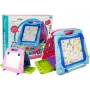 LEAN TOYS Dwustronna Tablica do Rysowania z Markerami i Magnesami