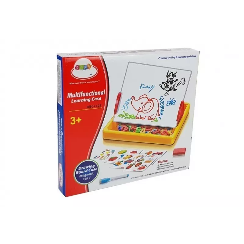 LEAN TOYS Tablica do rysowania z magnesami