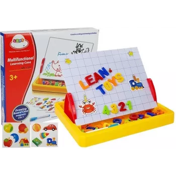LEAN TOYS Tablica do rysowania z magnesami