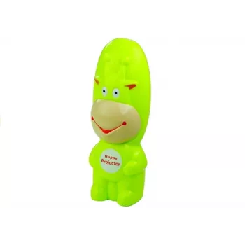 LEAN TOYS Rzutnik do rysowania Krowa 3 krążki Markery Zielony 3w1