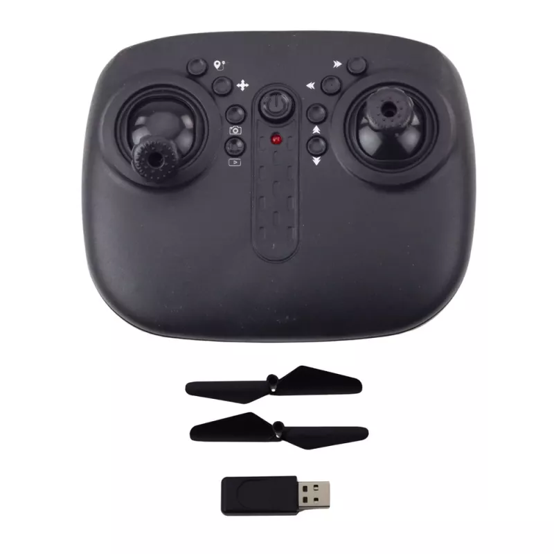 LEAN TOYS Dron Sześcioosiowy żyroskop Światła LED Obrót 360° Niebieski