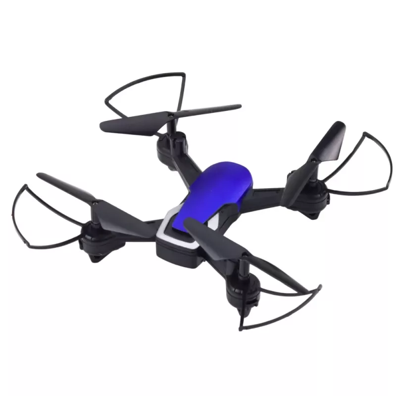 LEAN TOYS Dron Sześcioosiowy żyroskop Światła LED Obrót 360° Niebieski