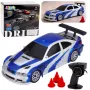 LEAN TOYS E46 Zdalnie Sterowany Samochód Driftowy Sportowy RC z Pachołkami 15 km/h 1:43