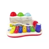 LEAN TOYS Edukacyjny Cymbałek dla Malucha Młotek Kolorowe Kulki