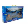 LEAN TOYS Figurki Edukacyjne Zwierzęta Morskie 8 Sztuk Rekiny Foka Delfin Mors Niedźwiedź Żółw