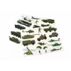 LEAN TOYS Edukacyjny Magnetyczny Zestaw Puzzle - Motyw Wojny Lądowej