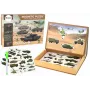 LEAN TOYS Edukacyjny Magnetyczny Zestaw Puzzle - Motyw Wojny Lądowej