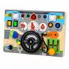 LEAN TOYS Edukacyjna Tablica Manipulacyjna Symulator Kierownicy Światła Dźwięki