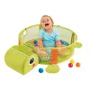 Mata edukacyjna LEAN TOYS z kojcem i piłkami dla niemowląt