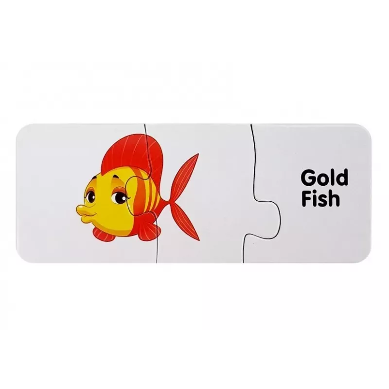 LEAN TOYS Puzzle Edukacyjne Świat Oceanów Puzzle 10 Połączeń