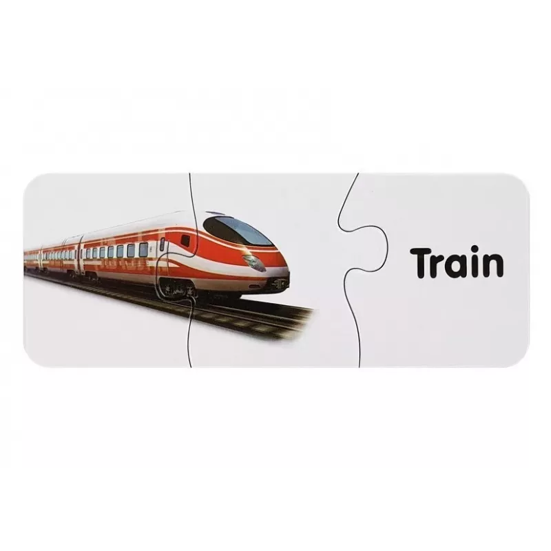LEAN TOYS Educational Puzzle Transport Puzzle 10 Connections