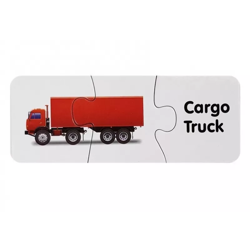 LEAN TOYS Educational Puzzle Transport Puzzle 10 Connections