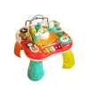 Stolik edukacyjny interaktywny panel muzyczny pianino 2 w 1 LEAN TOYS czerwony
