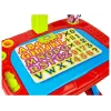 LEAN TOYS Stół edukacyjny z projektorem, krzesłem, kredkami, magnesami, literami i cyframi