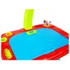 LEAN TOYS Stół edukacyjny z projektorem, krzesłem, kredkami, magnesami, literami i cyframi