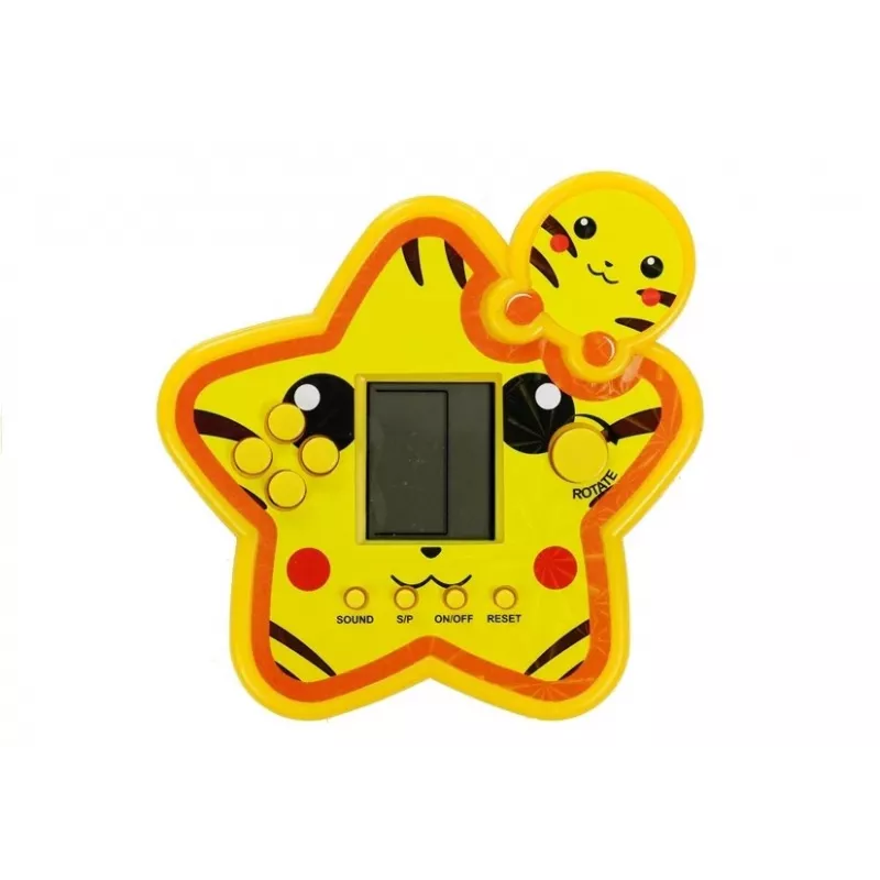 LEAN TOYS Electronic Game Tetris Star Yellow