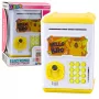 LEAN TOYS Elektroniczna Skarbonka ATM Sejf z PIN dla Dzieci Kapibara Żółta