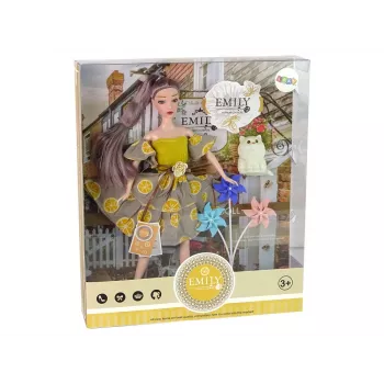LEAN TOYS Emily Doll with Windmill Cat For Kids