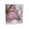 LEAN TOYS Emily Long Hair White Cat Baby Doll