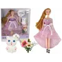 LEAN TOYS Emily Long Hair White Cat Baby Doll