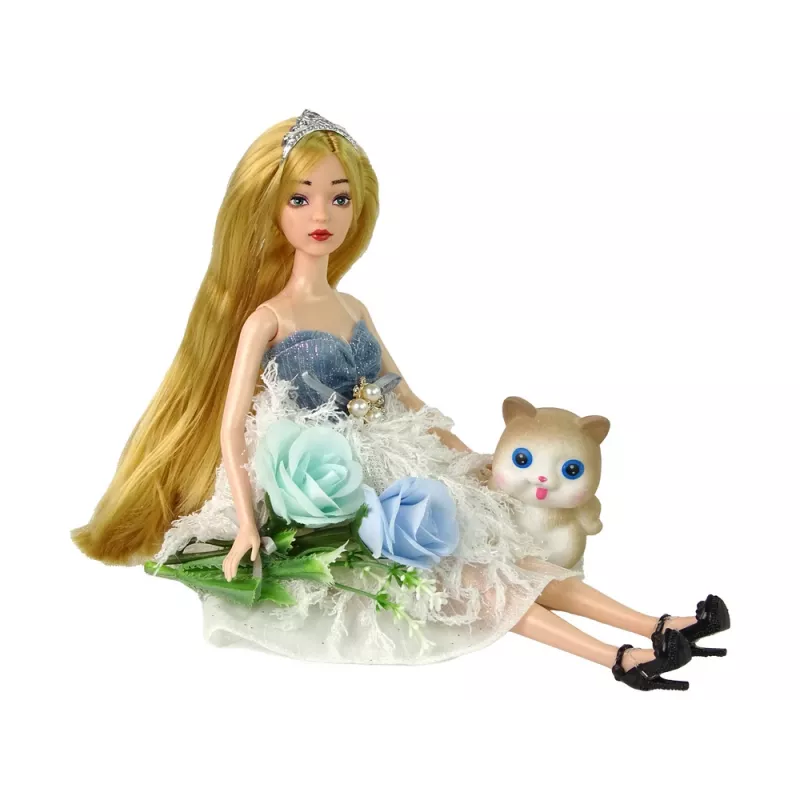 LEAN TOYS Emily the Flower Cat Baby Doll