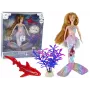 LEAN TOYS Emily the Mermaid Baby Doll Pink Accessories