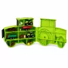 LEAN TOYS Zestaw Farm z Traktorem, Pojazdami Rolniczymi, Zwierzętami i Akcesoriami – 28-elementowy zestaw do zabawy