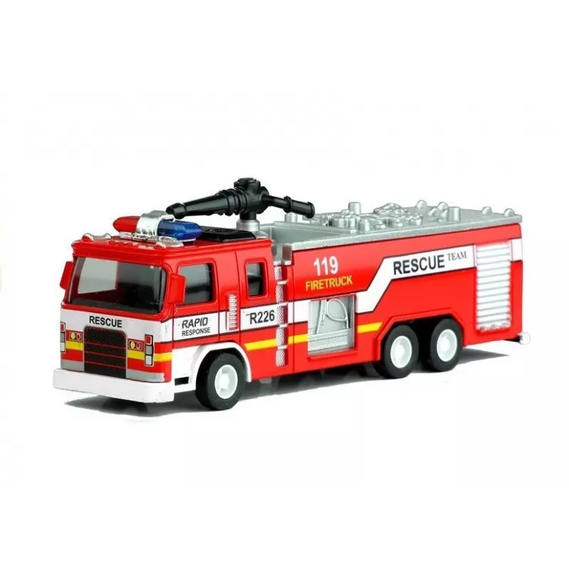 LEAN TOYS Wóz Strażacki z Drabiną 1:32