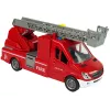LEAN TOYS Wóz Strażacki Czerwony Dźwięki Wody Światła