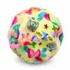 LEAN TOYS Piankowa piłka z wgłębieniami do odbijania Antystresowa Jednorożec 7 cm