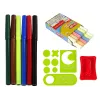 LEAN TOYS Składana walizka 2w1 z tablicą - Kreda i marker