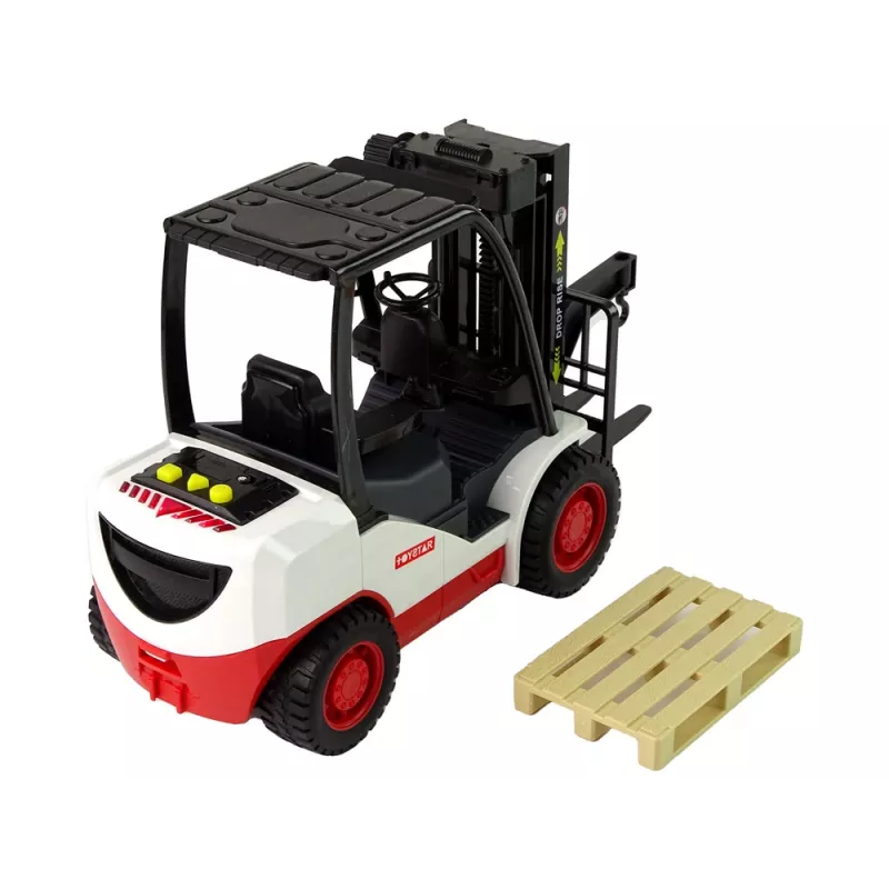 LEAN TOYS Wózek widłowy z ruchomym widłami