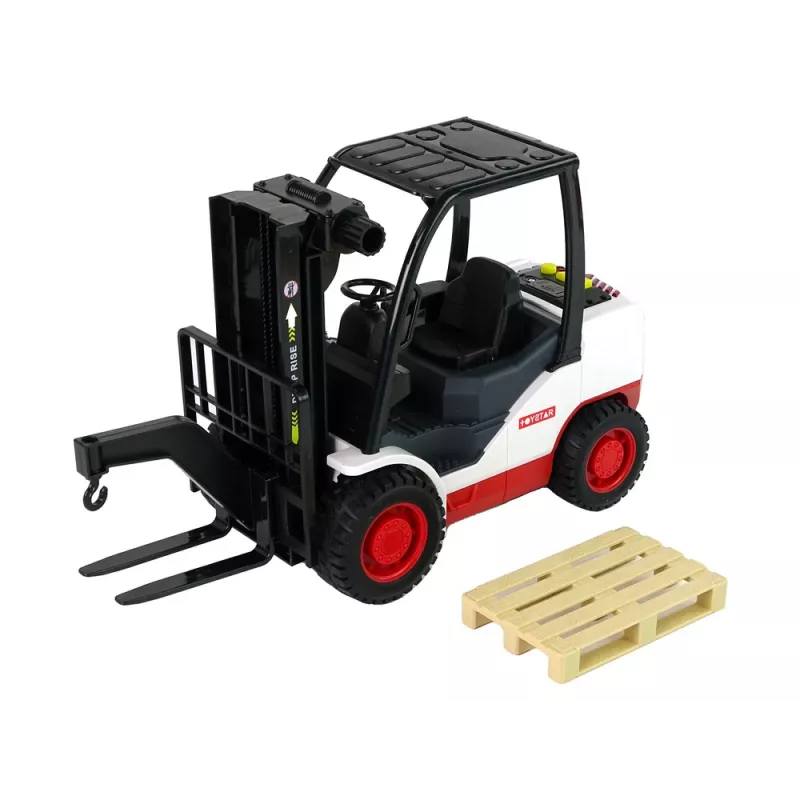 LEAN TOYS Wózek widłowy z ruchomym widłami
